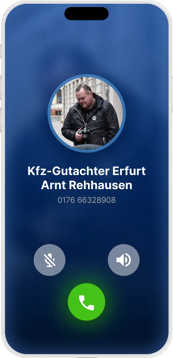 Kfz-Gutachter Erfurt anrufen